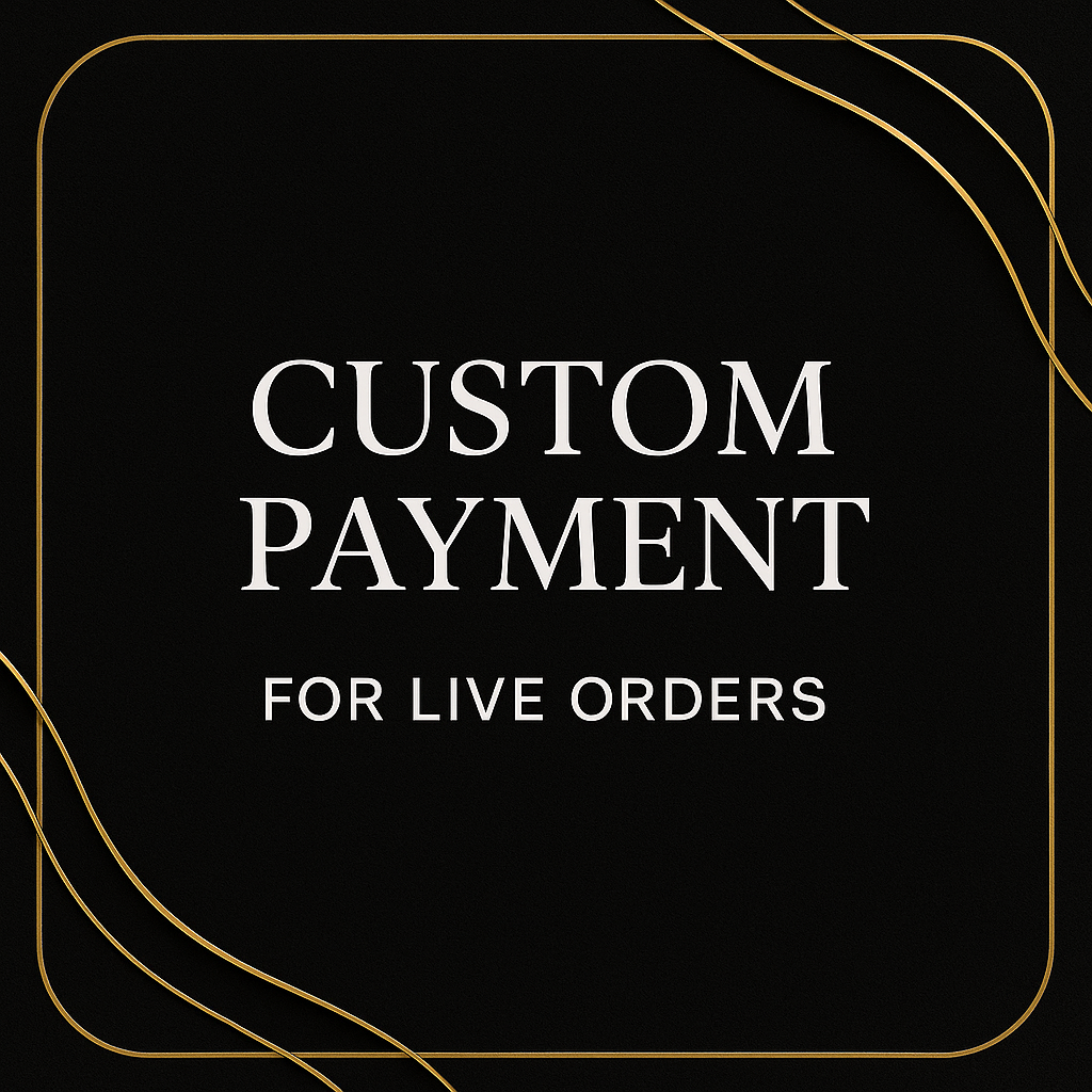 Custom Payment for Live Orders